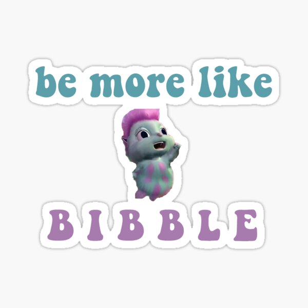 bibble  Sticker for Sale by LENON-BRTHERS