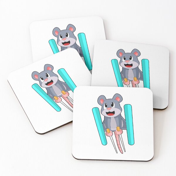 Item preview, Mouse Skier Ski Winter sports designed and sold by Snabdesign84.