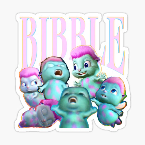 Mentally Ill Bibble Meme Sticker Fairytopia Bibble Flames Meme Bibble Fire  Chaotic Meme Sticker 