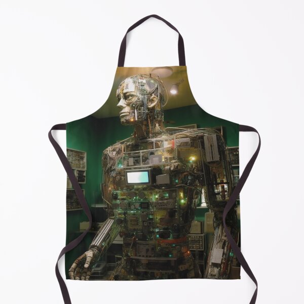 Item preview, "Techno-Humanoid: A Nexus of Machine and Man" designed and sold by WhiteWolfe0127.