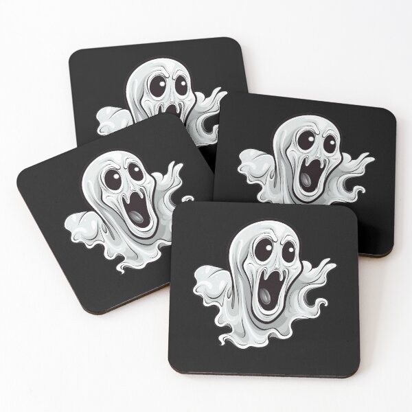 Artikelvorschau,  süßer Halloween-Geist entworfen und verkauft von Wickystickers.