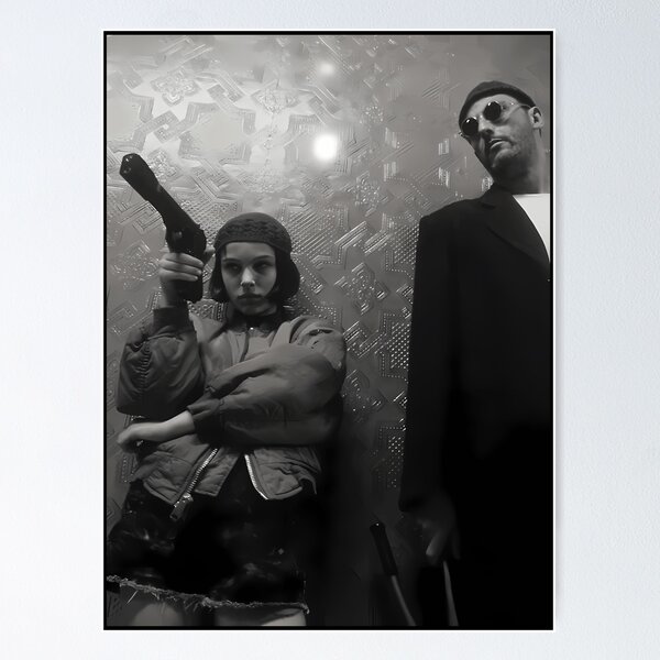 Item preview, Leon the professional midcentury retro movie poster designed and sold by HotSweetSoldie.