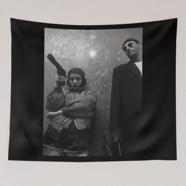 Item preview, Leon the professional midcentury retro movie poster designed and sold by HotSweetSoldie.