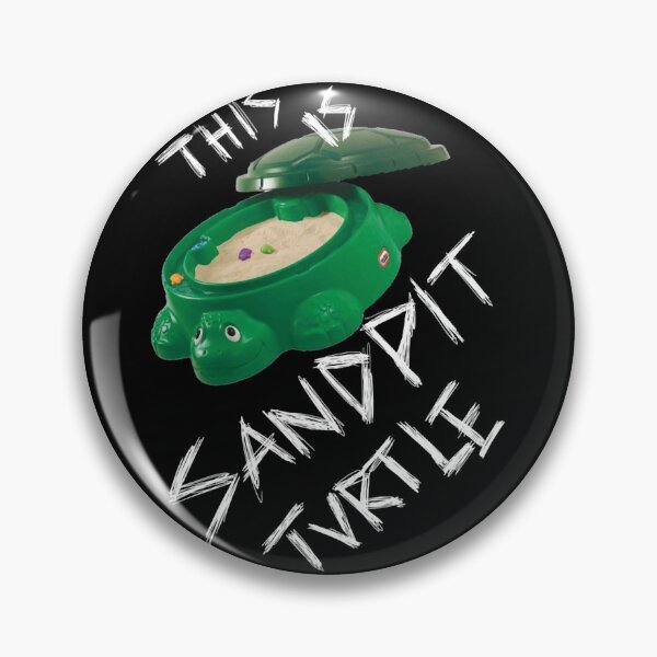 Item preview, This Is Sandpit Turtle bmth meme white on black designed and sold by ErwinLegros12.