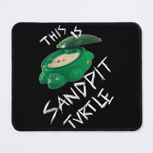 Item preview, This Is Sandpit Turtle bmth meme white on black designed and sold by ErwinLegros12.