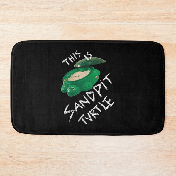 Item preview, This Is Sandpit Turtle bmth meme white on black designed and sold by ErwinLegros12.