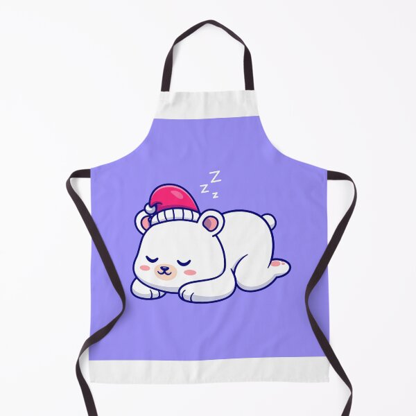 Item preview, Dreamy Polar Bear Slumber: Cute Cartoon Vector Icon Illustration designed and sold by hjian8219.