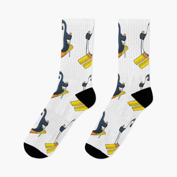 Item preview, Penguin Skier Ski  designed and sold by Snabdesign84.