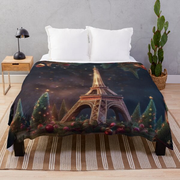 Item preview, Paris Merry Christmas with Eiffel Tower designed and sold by JackFreestone.