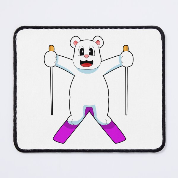 Item preview, Polar bear Skier Ski designed and sold by Snabdesign84.