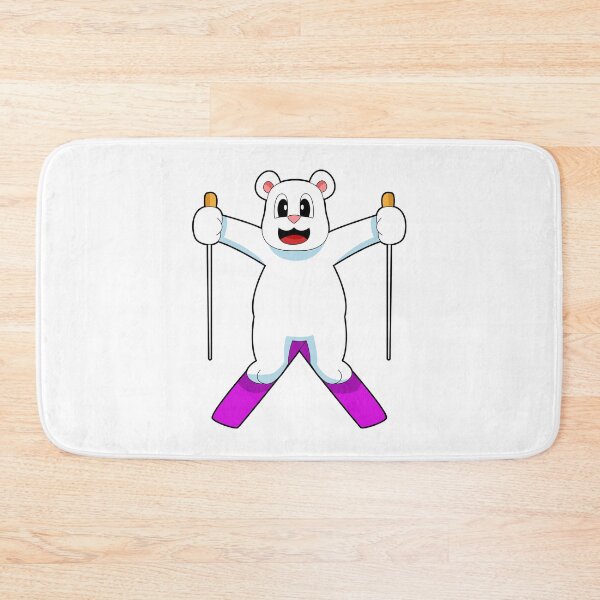 Item preview, Polar bear Skier Ski  designed and sold by Snabdesign84.
