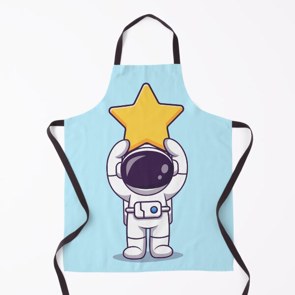 Item preview, Adventurous Astronaut and the Star: Cute Cartoon Vector Icon Illustration designed and sold by hjian8219.