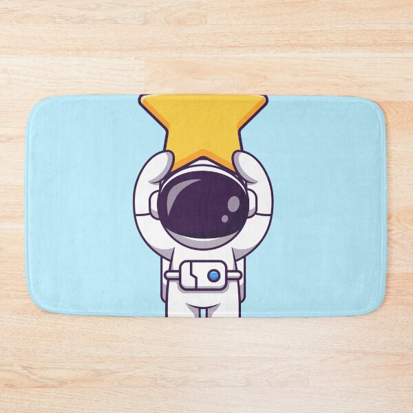 Item preview, Adventurous Astronaut and the Star: Cute Cartoon Vector Icon Illustration designed and sold by hjian8219.