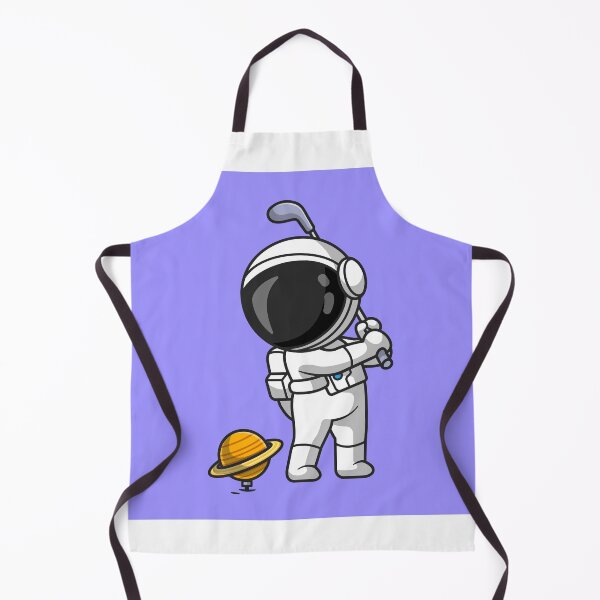Item preview, AstroGolf Adventures: Cute Cartoon Vector Icon Illustration of Cosmic Sport designed and sold by hjian8219.