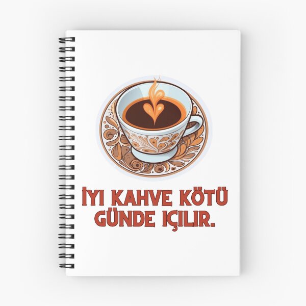 Item preview, Iyi kahve kötü günde içilir (Good coffee is meant to be enjoyed even on bad days) designed and sold by TURKISH MEMES.