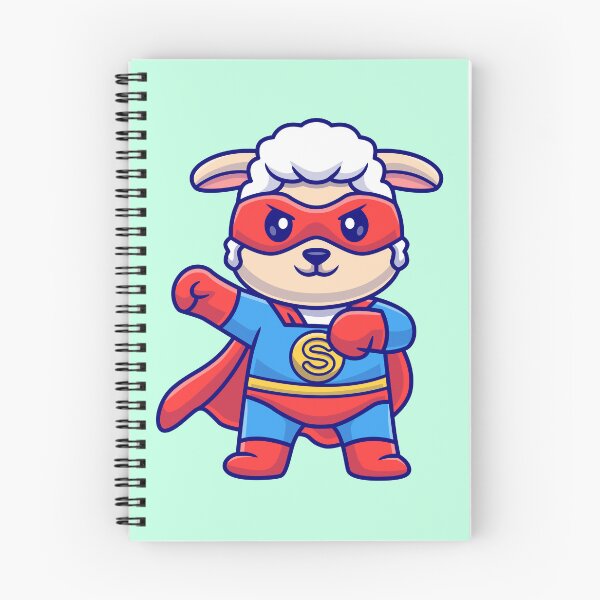 Item preview, "Superhero Sheep: Cute Carto"Superhero Sheep: Cute Cartoon Vector Icon Illustration of a Heroic Animal"on Vector Icon Illustration of a Heroic Animal" designed and sold by hjian8219.
