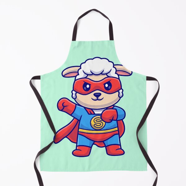 Item preview, "Superhero Sheep: Cute Carto"Superhero Sheep: Cute Cartoon Vector Icon Illustration of a Heroic Animal"on Vector Icon Illustration of a Heroic Animal" designed and sold by hjian8219.
