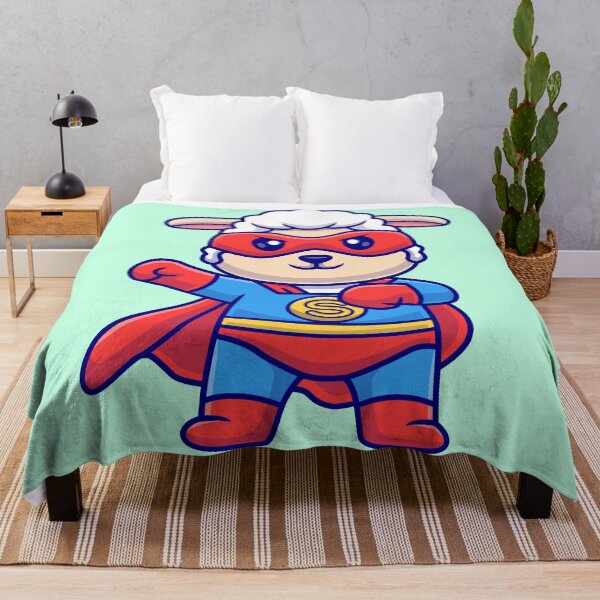 Item preview, "Superhero Sheep: Cute Carto"Superhero Sheep: Cute Cartoon Vector Icon Illustration of a Heroic Animal"on Vector Icon Illustration of a Heroic Animal" designed and sold by hjian8219.
