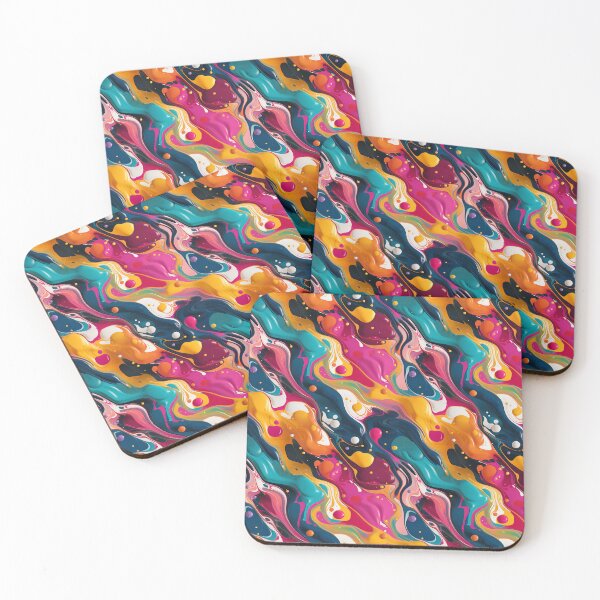 Item preview, Spilled Paint Pattern designed and sold by UnderCloud.