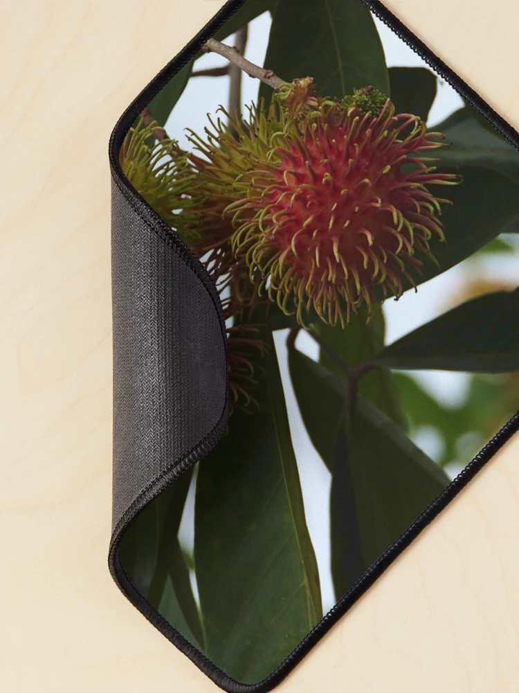 Thumbnail 2 of 5, Mouse Pad, Red Ripe Rambutan designed and sold by mrtraz.
