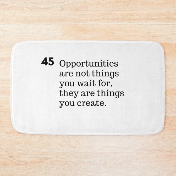 Item preview, Opportunities are not things you wait for, they are things you create. designed and sold by IguaranDesign.
