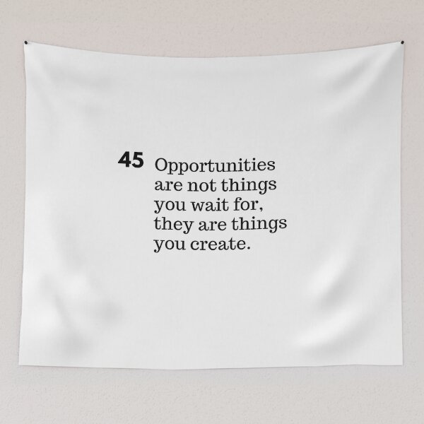 Item preview, Opportunities are not things you wait for, they are things you create. designed and sold by IguaranDesign.