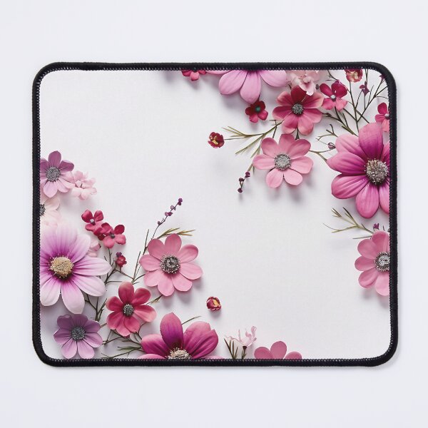 Item preview, Framed Pink and Purple Flower Digital Image designed and sold by RestingLioness.