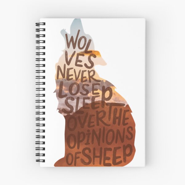 Item preview, Wolves Never Lose Sleep Over The Opinions Of Sheep - Typography Design  designed and sold by AlfredKWilson.