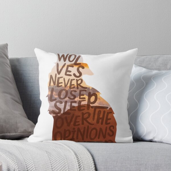 Item preview, Wolves Never Lose Sleep Over The Opinions Of Sheep - Typography Design  designed and sold by AlfredKWilson.
