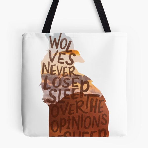 Item preview, Wolves Never Lose Sleep Over The Opinions Of Sheep - Typography Design  designed and sold by AlfredKWilson.