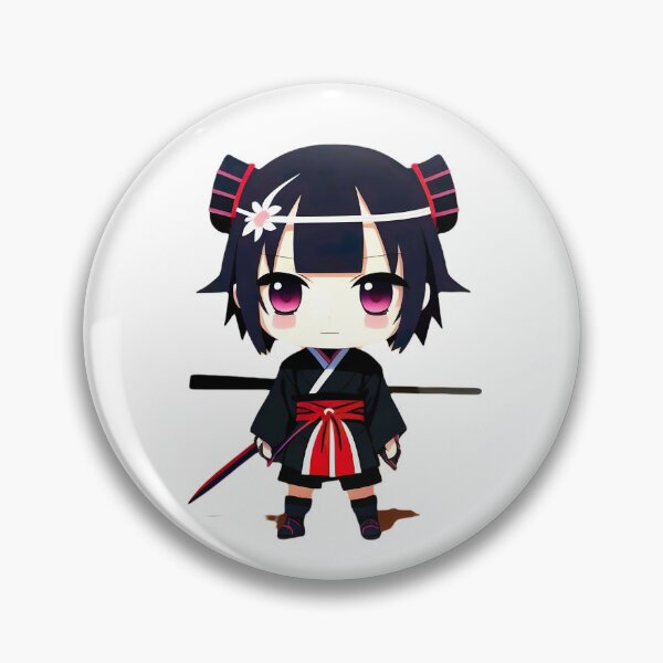 Item preview, Cute, kawaii, chibi, Ninja girl assassin.  designed and sold by Awesome Things.