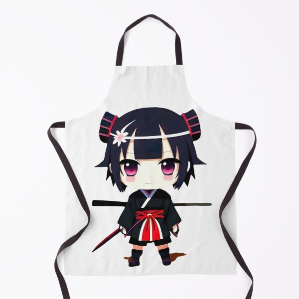 Item preview, Cute, kawaii, chibi, Ninja girl assassin.  designed and sold by Awesome Things.