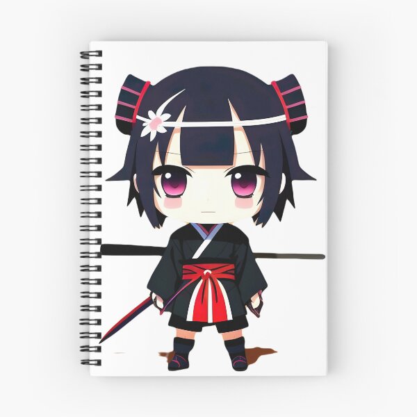 Item preview, Cute, kawaii, chibi, Ninja girl assassin.  designed and sold by Awesome Things.