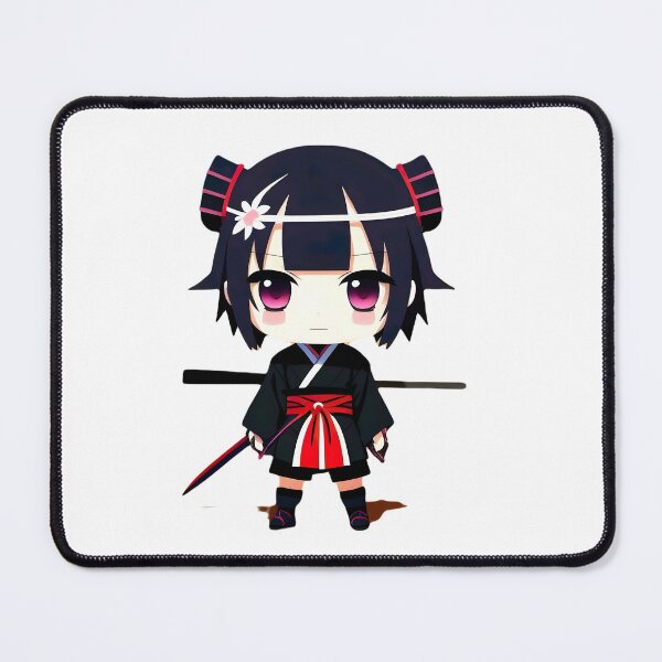 Item preview, Cute, kawaii, chibi, Ninja girl assassin. designed and sold by Awesome Things.