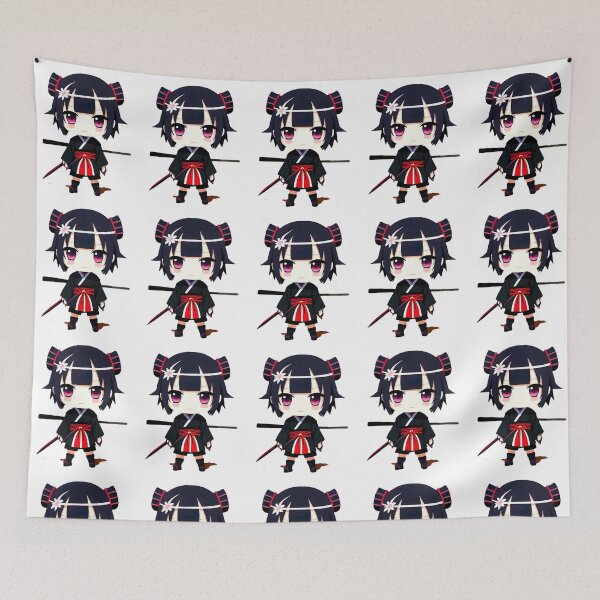 Item preview, Cute, kawaii, chibi, Ninja girl assassin.  designed and sold by Awesome Things.