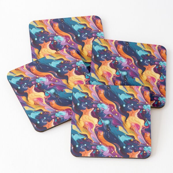 Item preview, Spilled Paint Pattern designed and sold by UnderCloud.