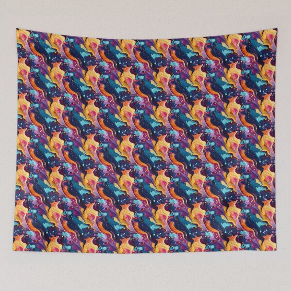Item preview, Spilled Paint Pattern designed and sold by UnderCloud.