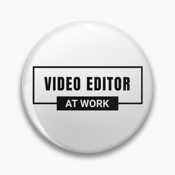 Item preview, video editor, occupation, profession, filmmaker, television editor, news editor designed and sold by Work life.