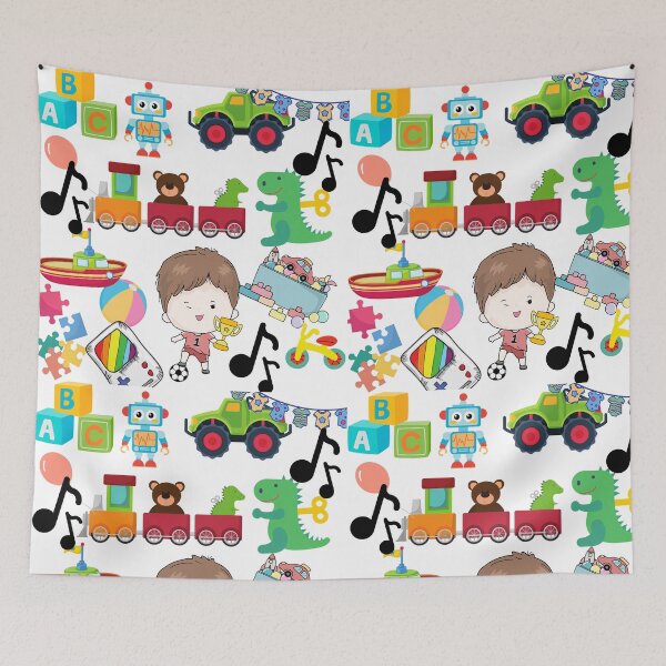 Item preview, baby boy toy background  designed and sold by Novem19.