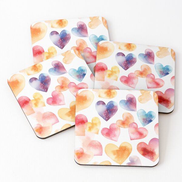 Item preview, Sparkling Heart Watercolor Digital Image designed and sold by RestingLioness.