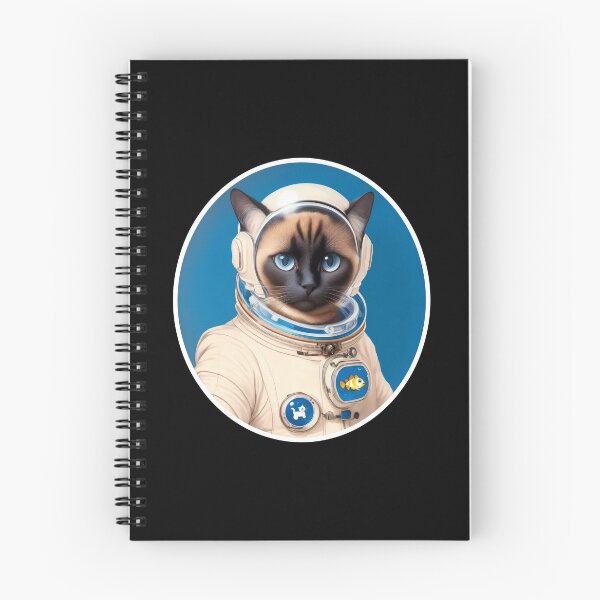Item preview, Siamese cat kitten astronaut space  designed and sold by w1ckerman.