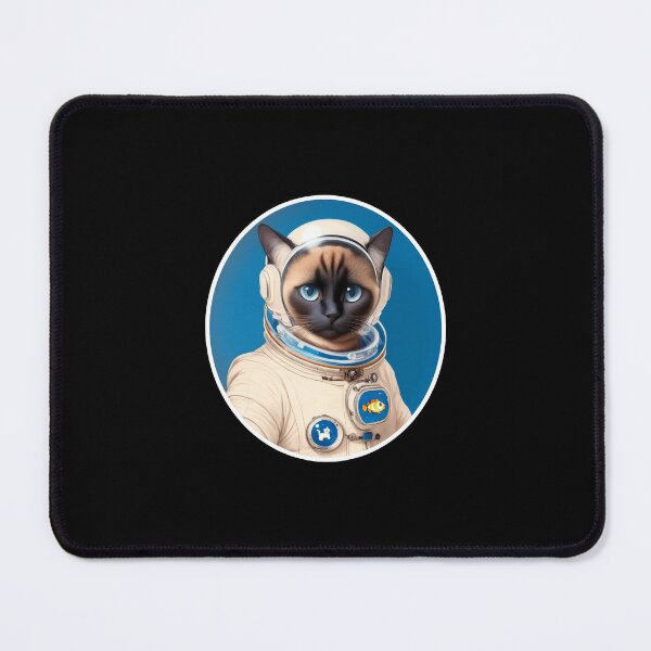 Item preview, Siamese cat kitten astronaut space  designed and sold by w1ckerman.
