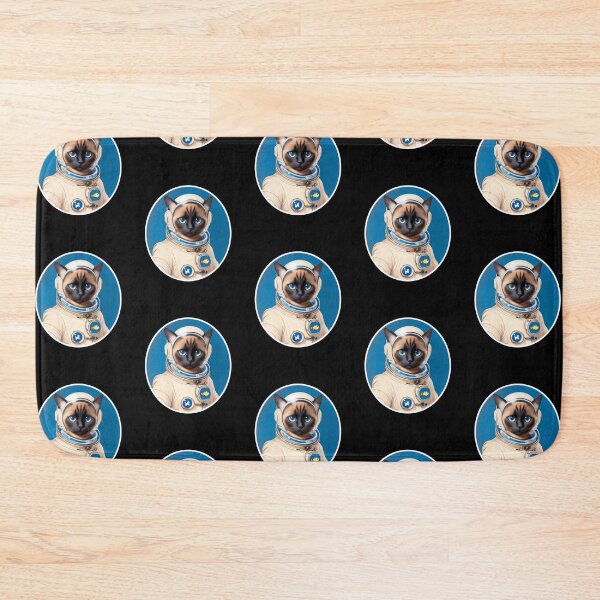 Item preview, Siamese cat kitten astronaut space  designed and sold by w1ckerman.