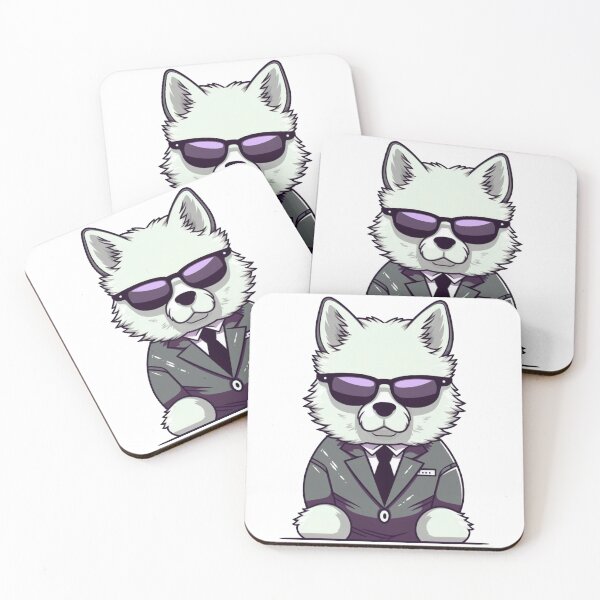Item preview, Cool Boss Dog Wearing Sunglass designed and sold by quotopia.