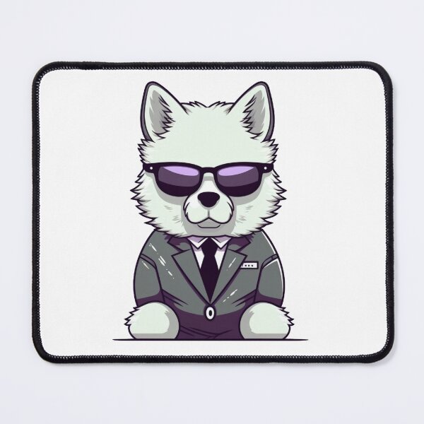 Item preview, Cool Boss Dog Wearing Sunglass designed and sold by quotopia.