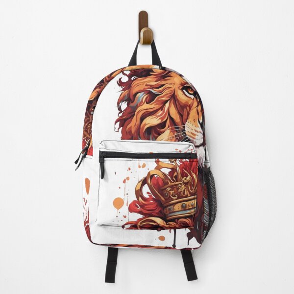 Item preview, Cute Colorful Vibrant Floral Red Lion King designed and sold by radhakidesign.