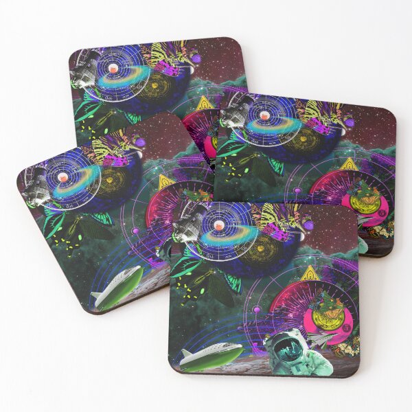 Item preview, Retro Futuristic Astrology Trippy Vintage Collage Art 2 designed and sold by PDMT.