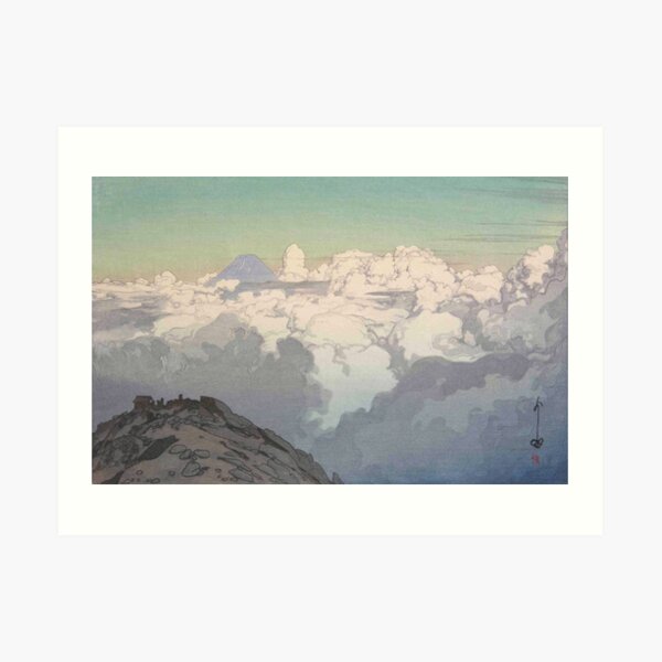 Yoshida Hiroshi - View from Komagatake Art Print