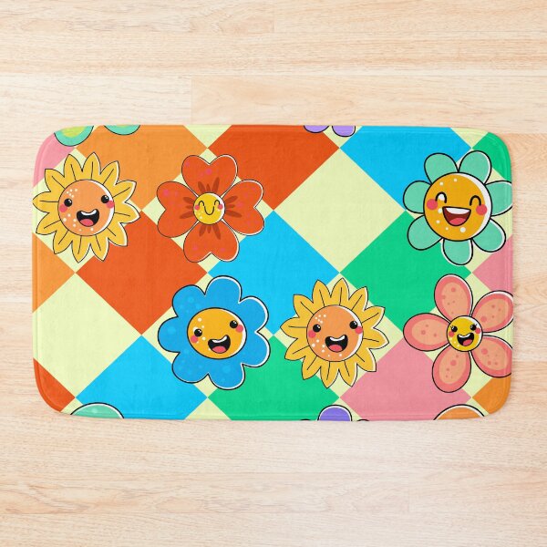 Item preview, Bright Squares Trippy Smiley designed and sold by MaiZephyr.