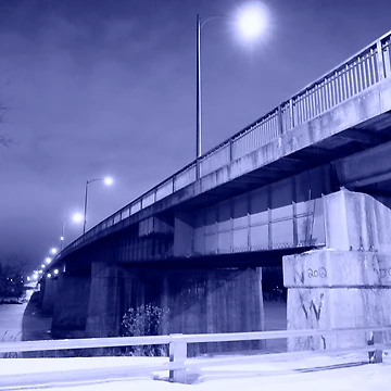 Artwork thumbnail, Point Douglas Bridge by Geoffrey